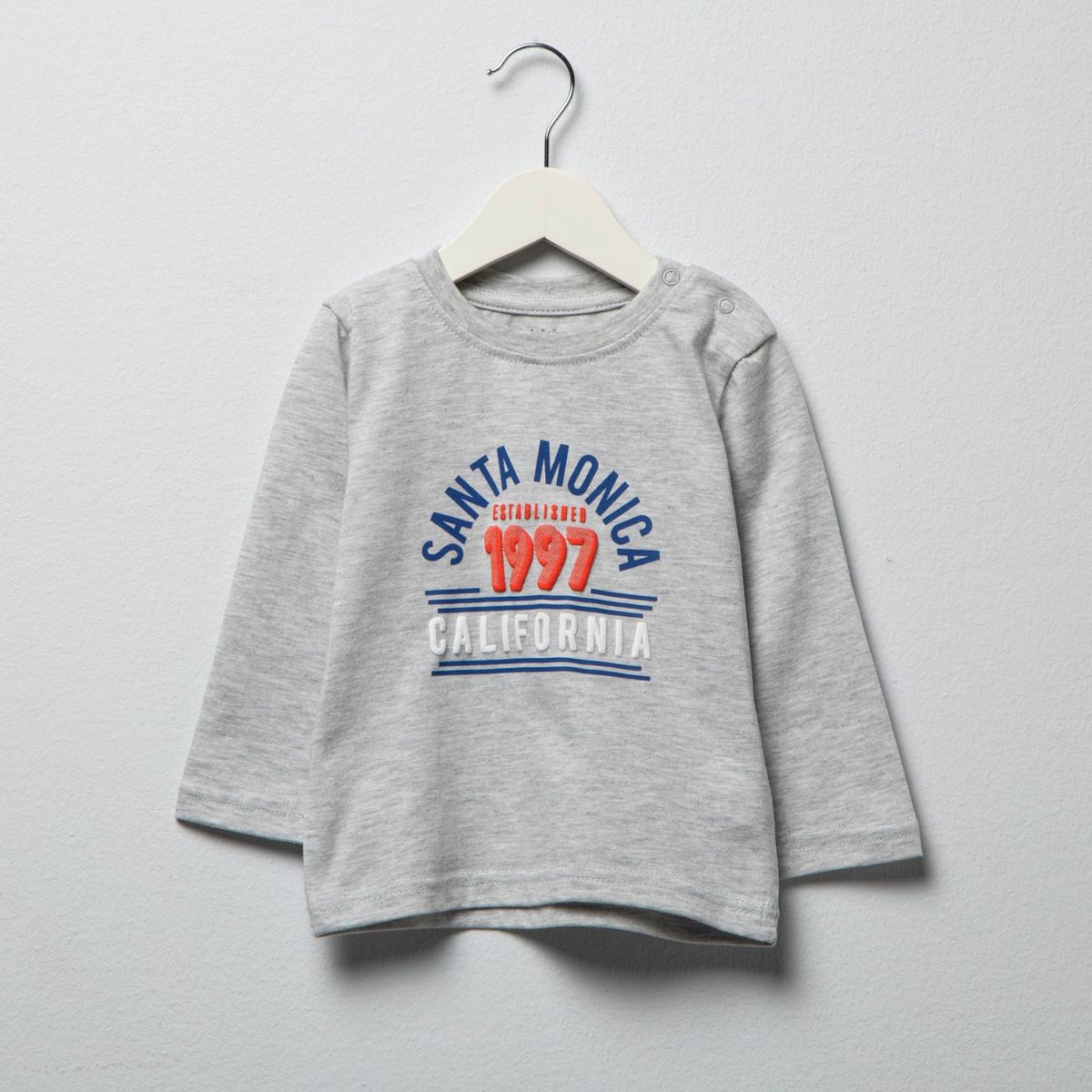 YAMP - Polo Yamp Manga Larga Estampada Bebé Niño Algodón