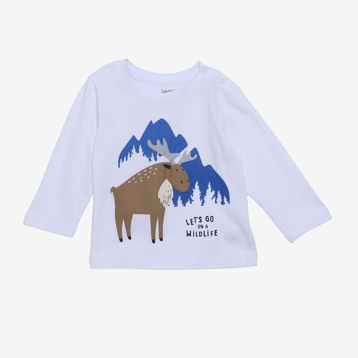 YAMP - Polo Yamp Manga Larga Estampada Bebé Niño Algodón