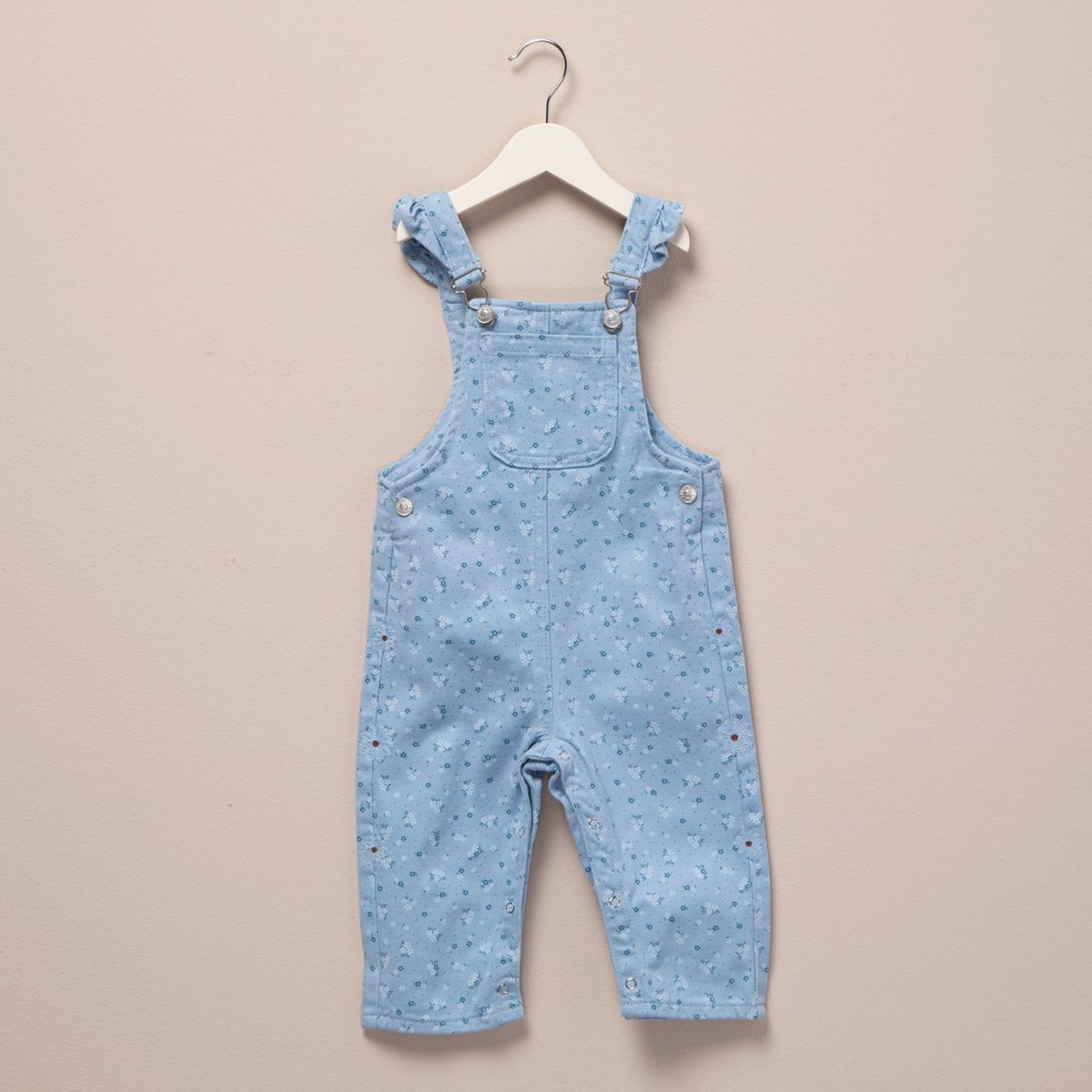 YAMP - Overol Yamp Casual Algodón Bebé Niña Diseño Floral