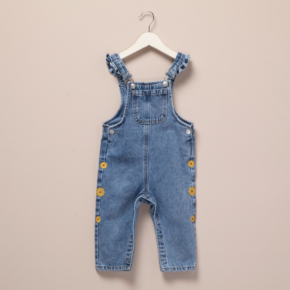 YAMP - Overol Yamp Casual Algodón Bebé Niña Diseño Floral