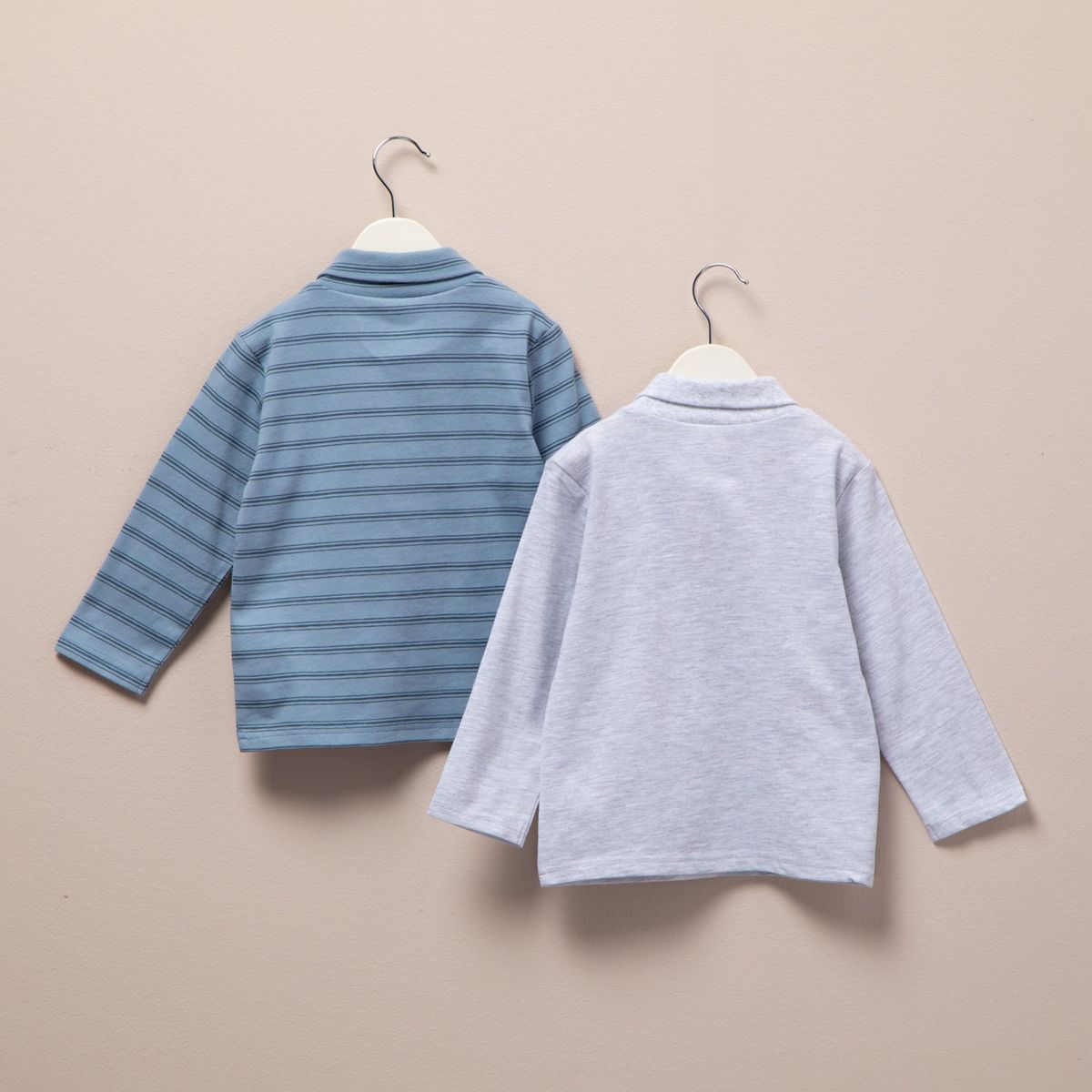 YAMP - Pack 2 Buzos Cafarena Yamp Manga Larga Algodón Estampado Bebé Niño