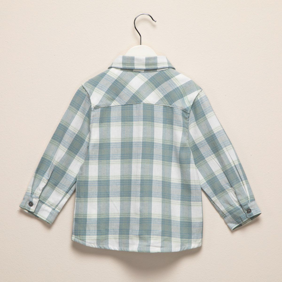 YAMP - Camisa a Cuadros Yamp Bebé Niño Manga Larga Algodón Casual