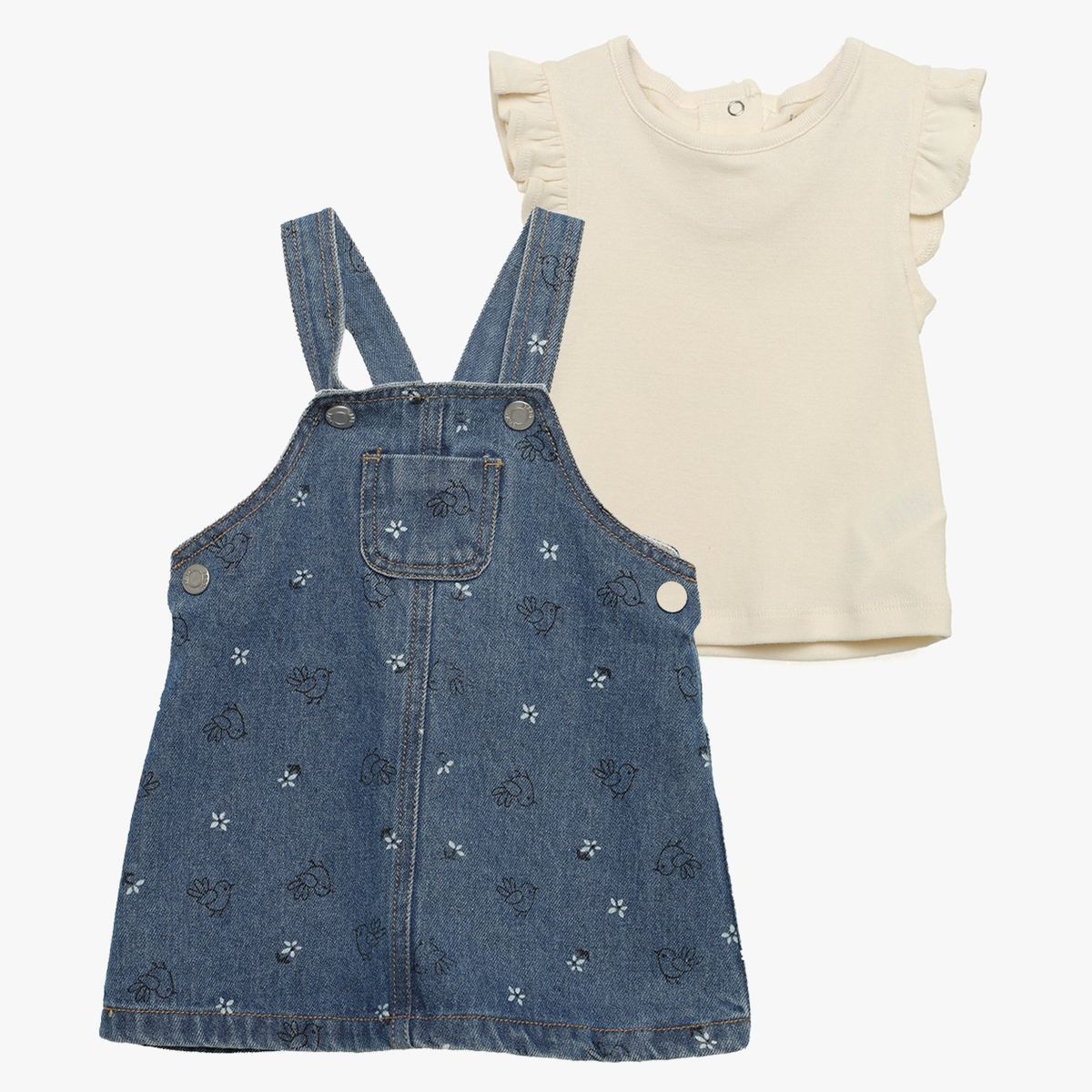 YAMP - Conjunto Bebé Niña Algodón Yamp