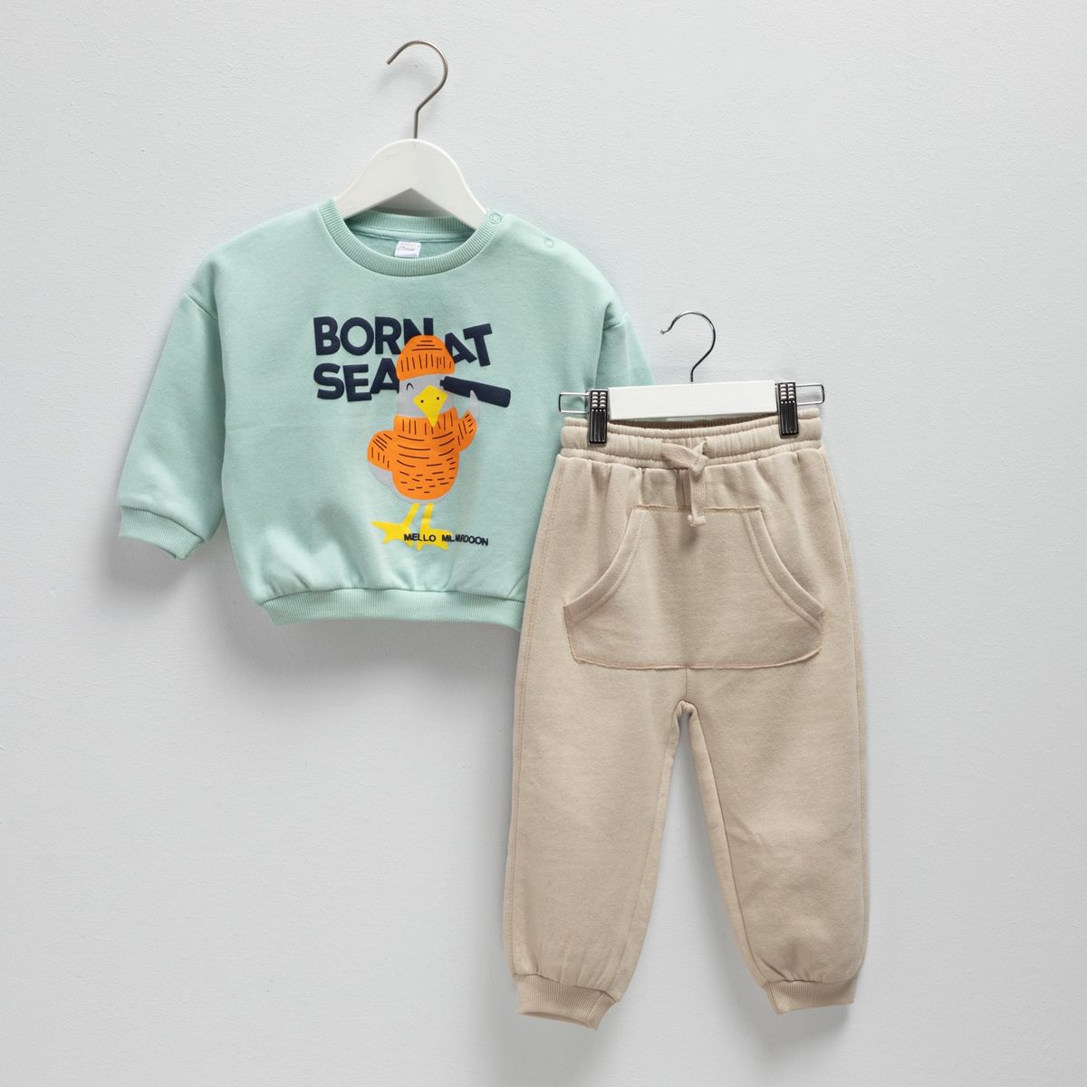 YAMP - Conjunto Polera Más Buzo Bebé Niño Yamp Algodón