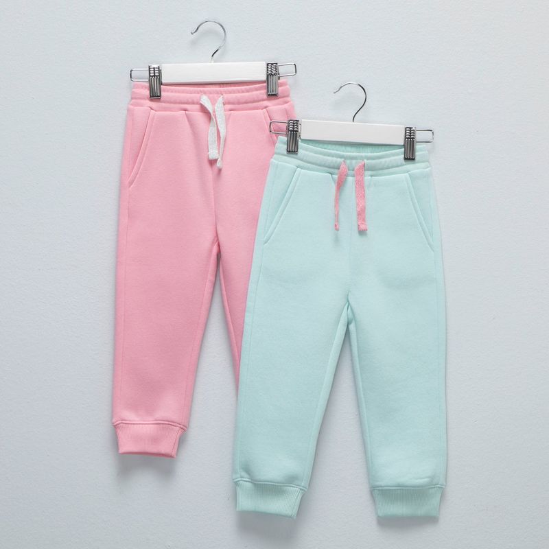 YAMP - Pantalón Buzo Bebé Niña Pack X2 Yamp