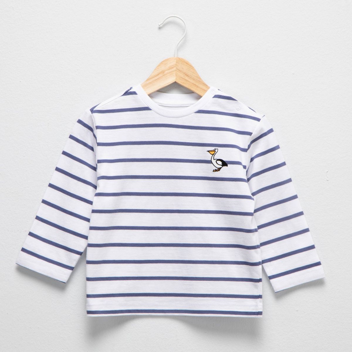 YAMP - Polo Yamp Casual Algodón Bebé Niño Rayas Manga Larga