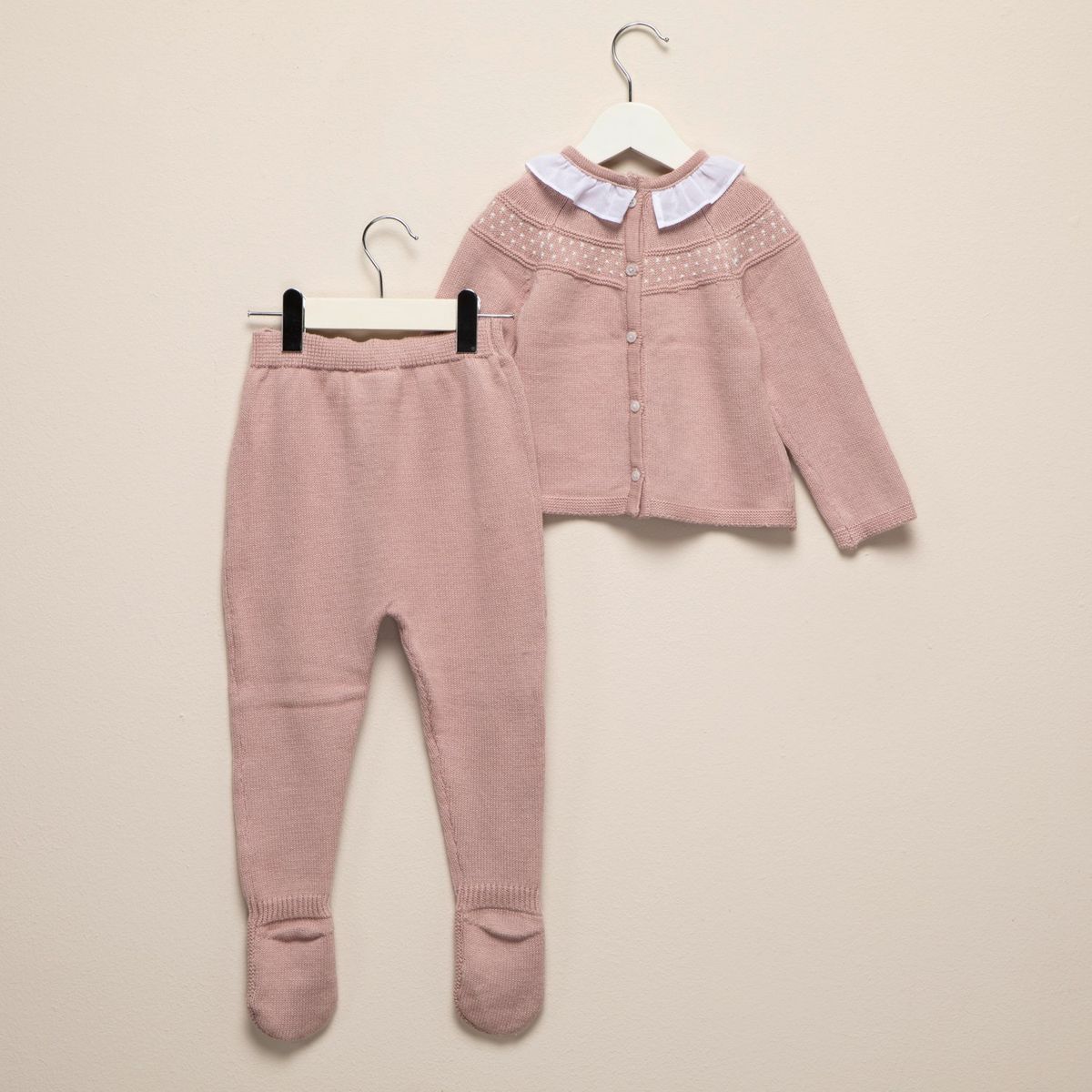 CONIGLIO - Conjunto Coniglio Bebé Niña Algodón Sweater y Patitas