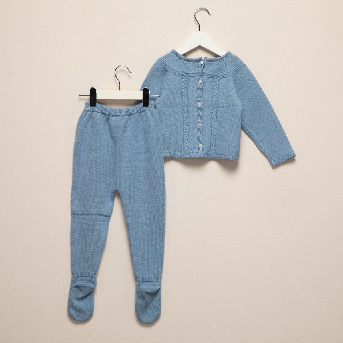 CONIGLIO - Conjunto Coniglio Algodón Bebé Niño 2 Piezas Chompa y Pantalón