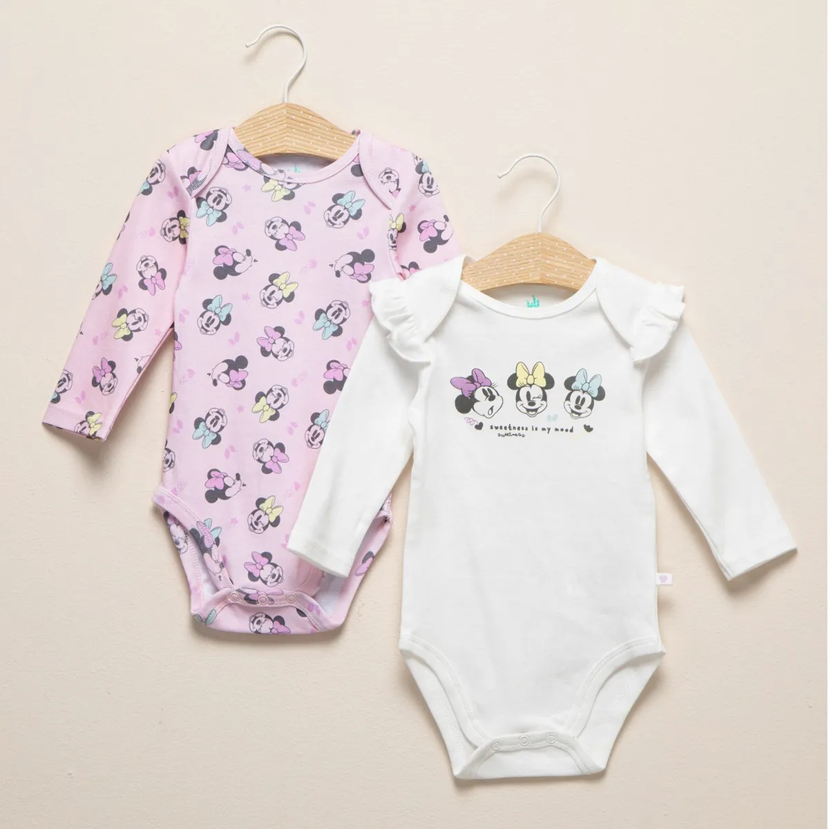 MINNIE - Body Bebé Niña Algodón Minnie