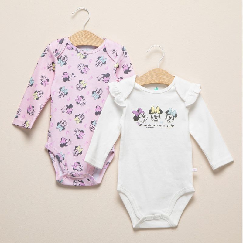 MINNIE - Body Bebé Niña Algodón Minnie