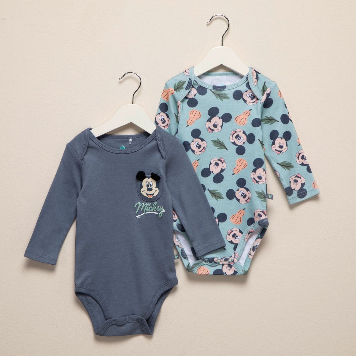 DISNEY - Body Bebé Niño Algodón Mickey Mouse