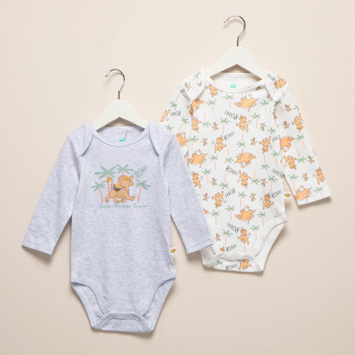 REY LEON - Body Bebé Niño Algodón Rey Leon