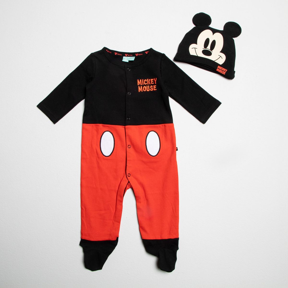 DISNEY - Body Bebé Niño Algodón Mickey Mouse