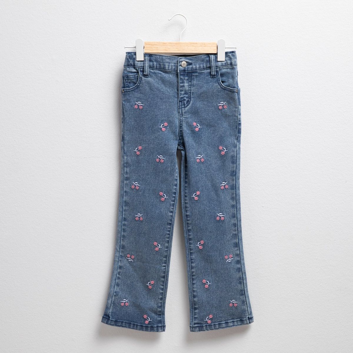 CONIGLIO - Jeans Coniglio Casual Tiro Medio Niña Denim con Flores