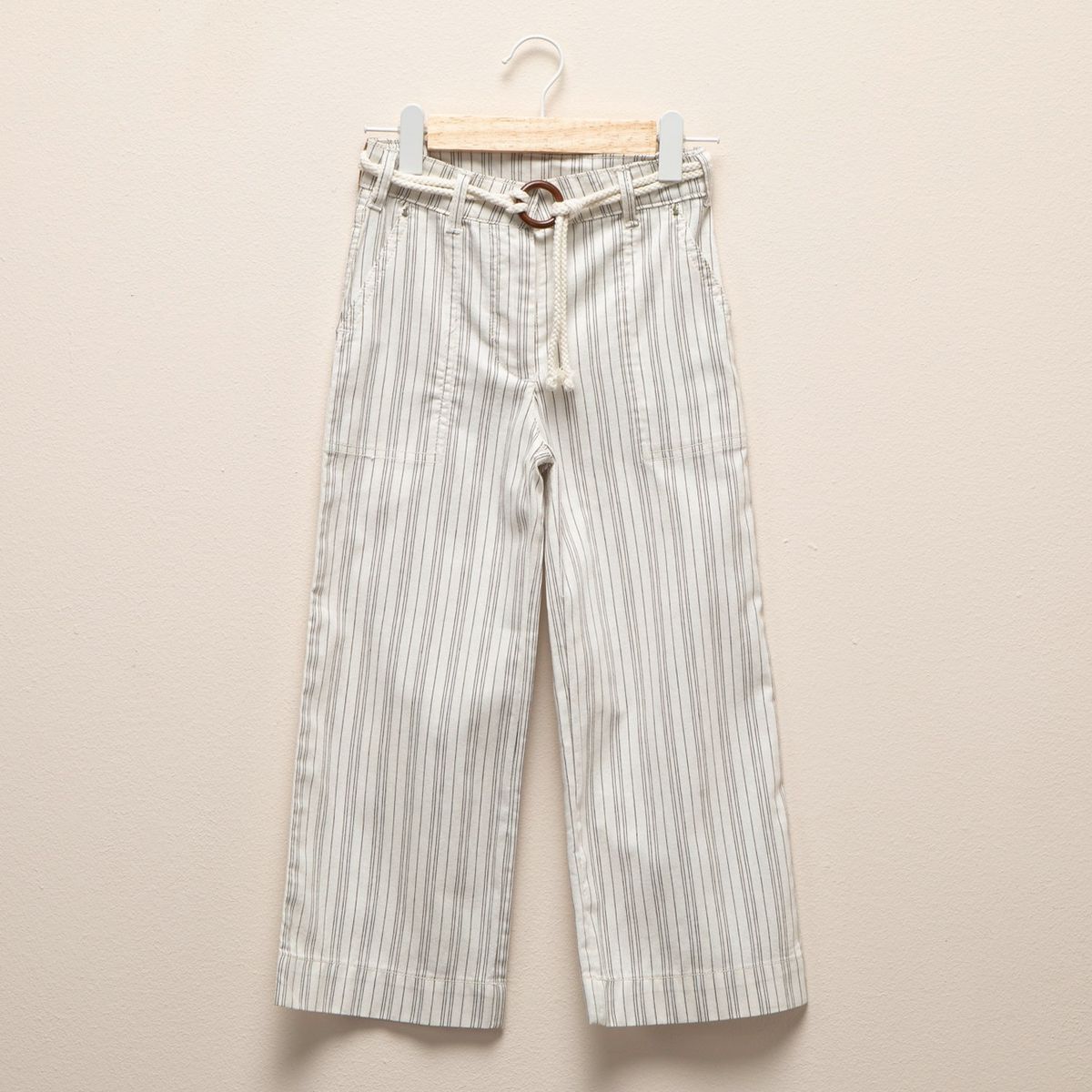 CONIGLIO - Pantalón Coniglio Casual Polialgodón Rayas Niña Tiro Medio