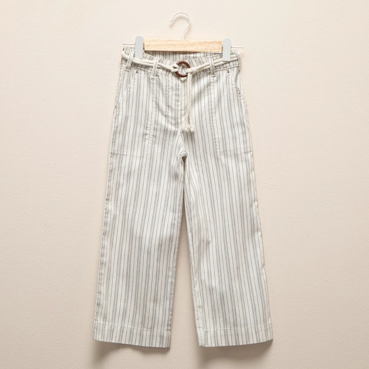 CONIGLIO - Pantalón Coniglio Casual Polialgodón Rayas Niña Tiro Medio