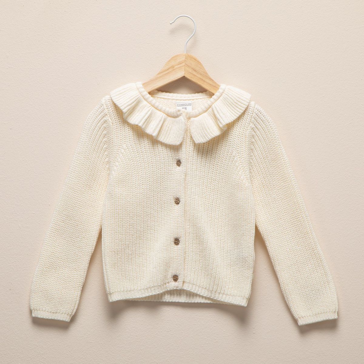 CONIGLIO - Chompa Coniglio Manga Larga Para Niña Algodón Acrílico