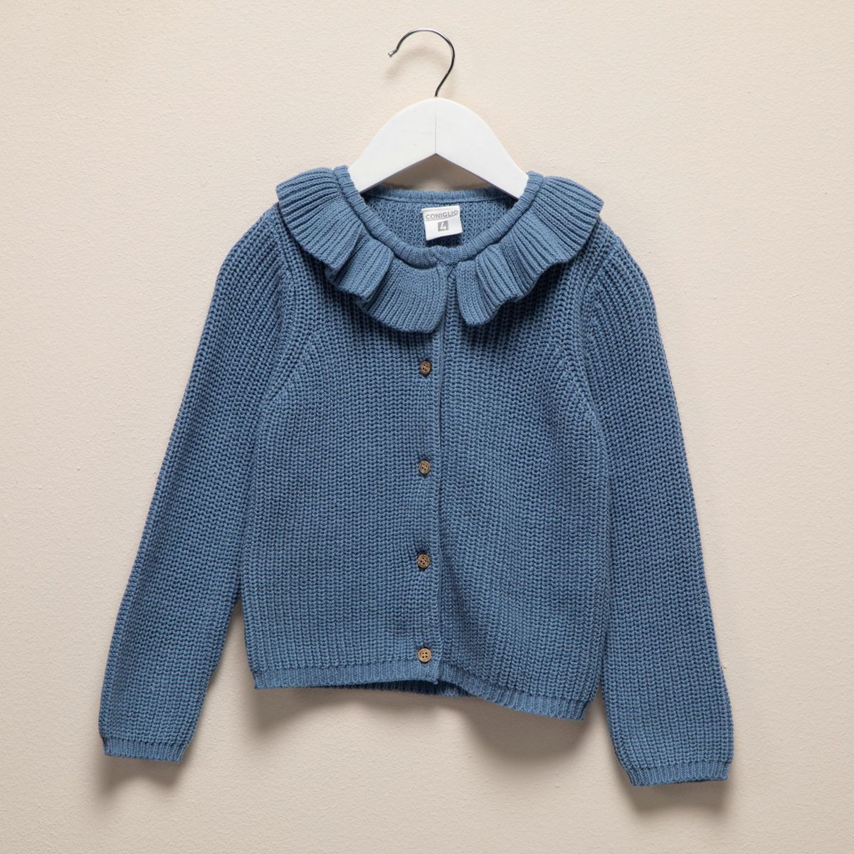 CONIGLIO - Chompa Coniglio Manga Larga Para Niña Algodón Acrílico