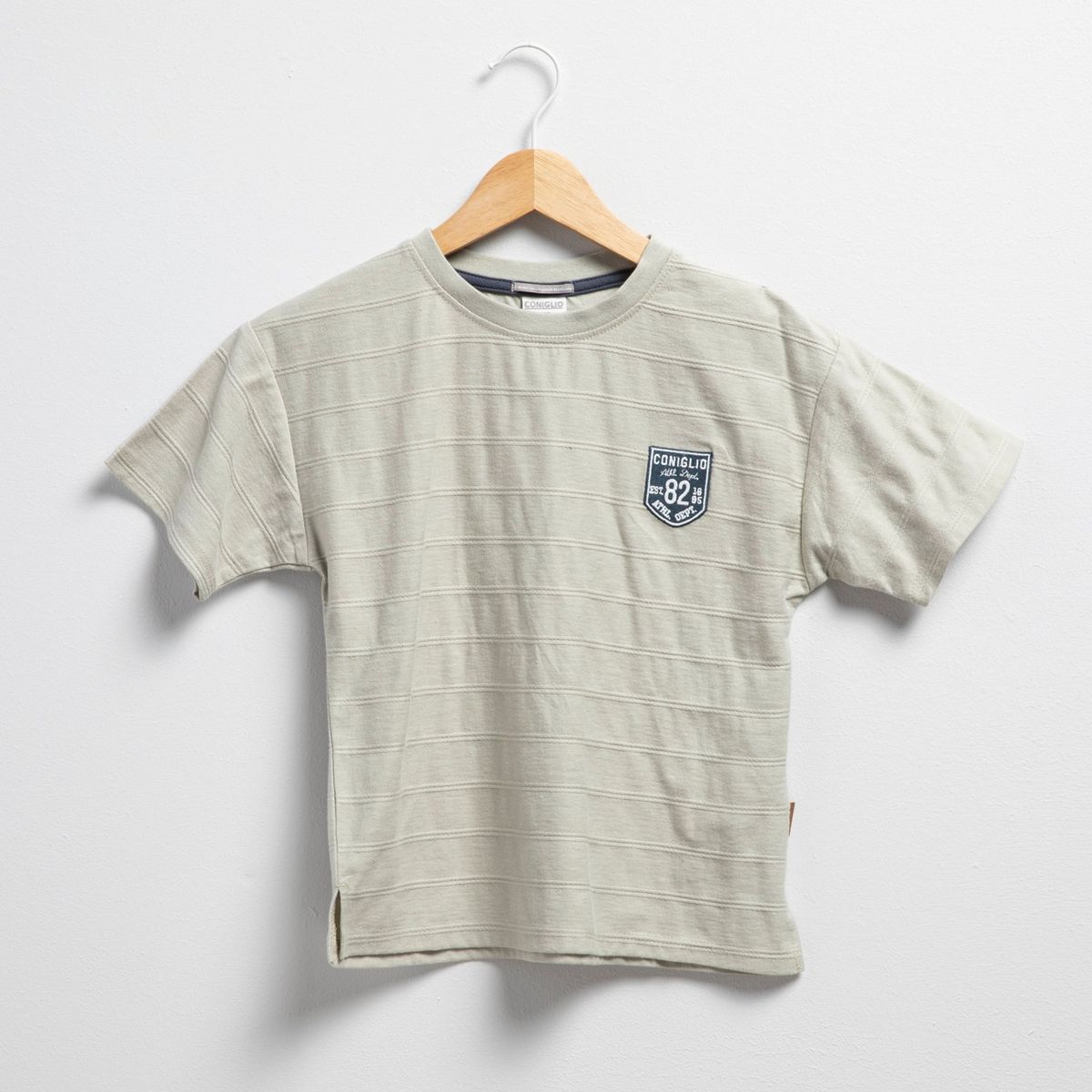 CONIGLIO - Polo Coniglio Algodón Rayada Manga Corta Niño