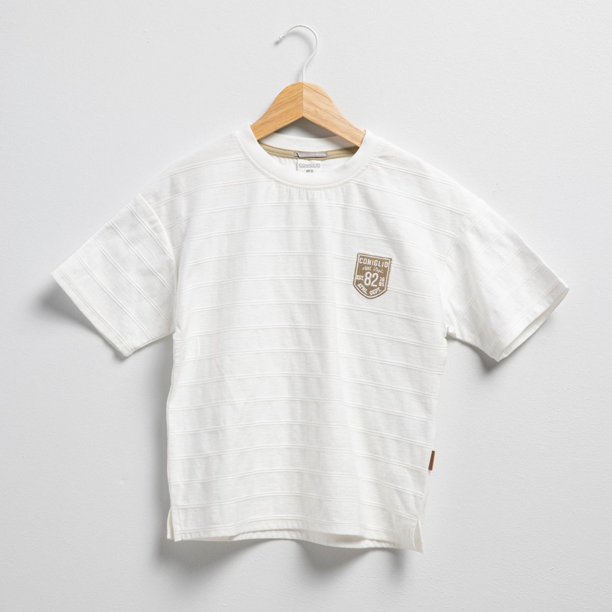 CONIGLIO - Polo Coniglio Algodón Rayada Manga Corta Niño