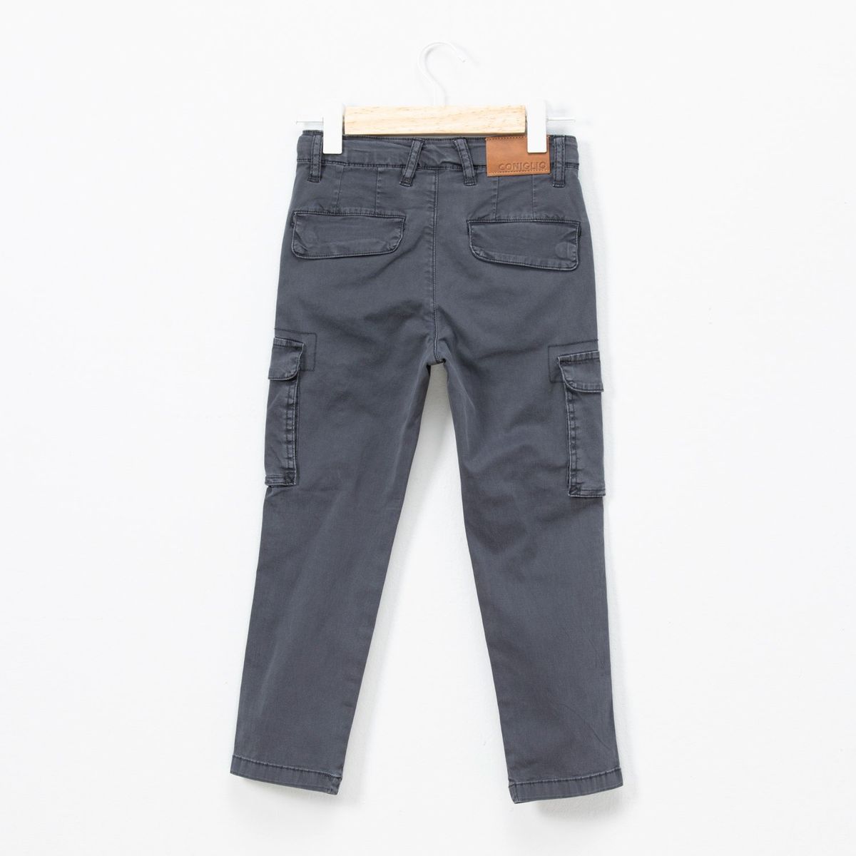 CONIGLIO - Pantalón Coniglio Cargo Algodón Niño Tiro Medio