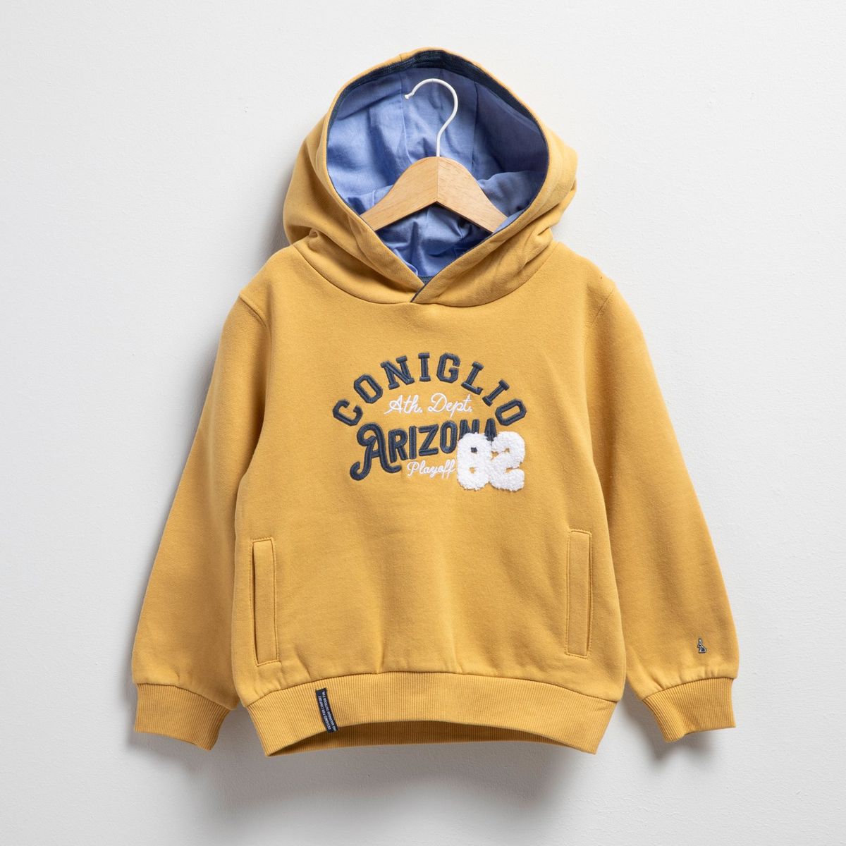 CONIGLIO - Polera Coniglio Algodón Manga Larga con Gorro Niño