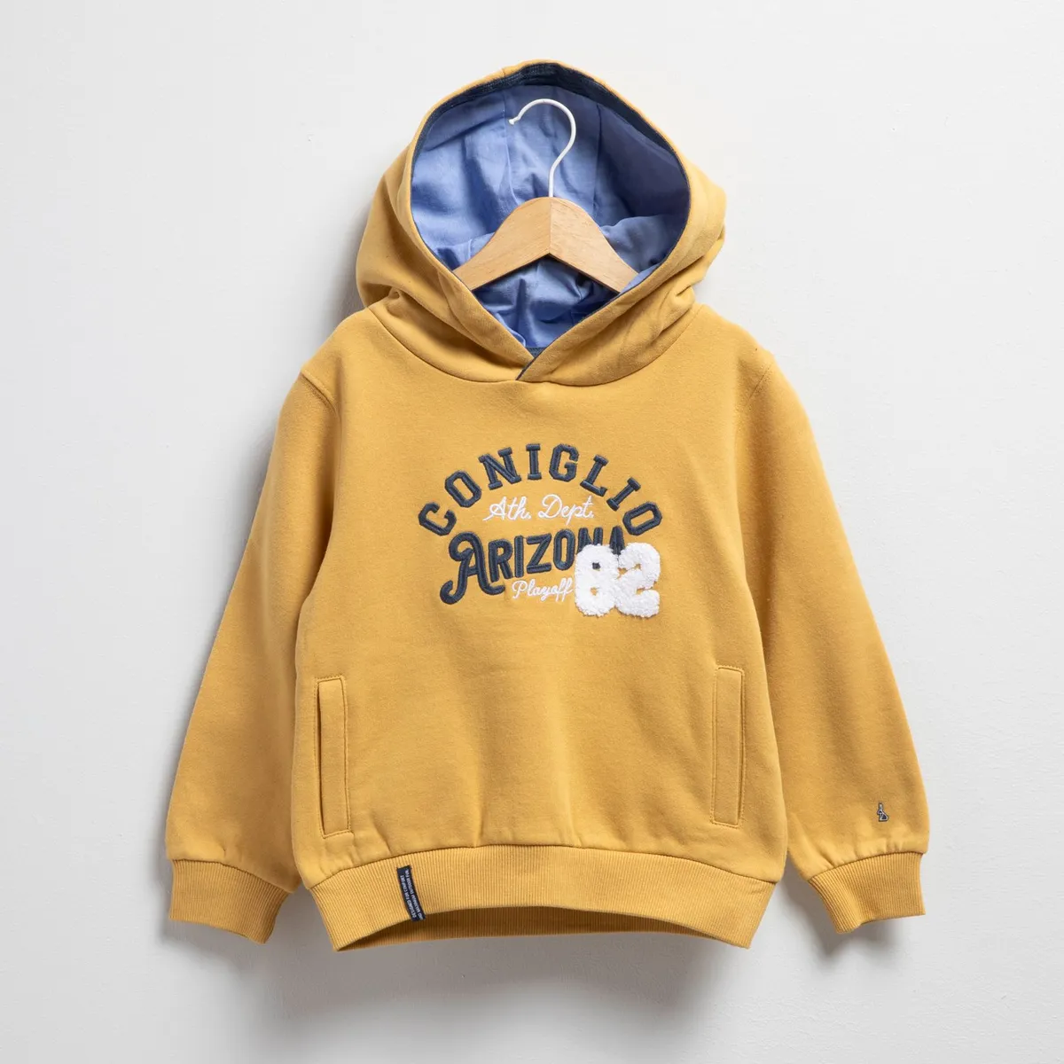 CONIGLIO - Polera Coniglio Algodón Manga Larga con Gorro Niño