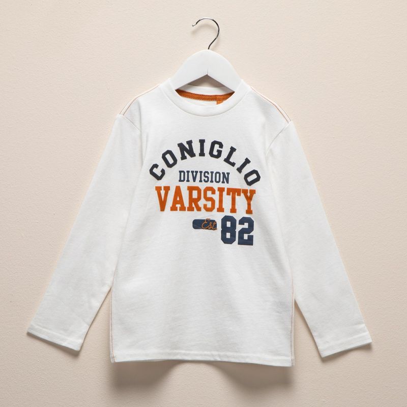 CONIGLIO - Polo Coniglio Algodón Manga Larga Niño Diseño Estampado