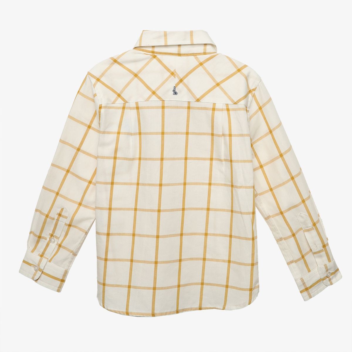 CONIGLIO - Camisa Coniglio Manga Larga Algodón Niño Diseño Cuadros