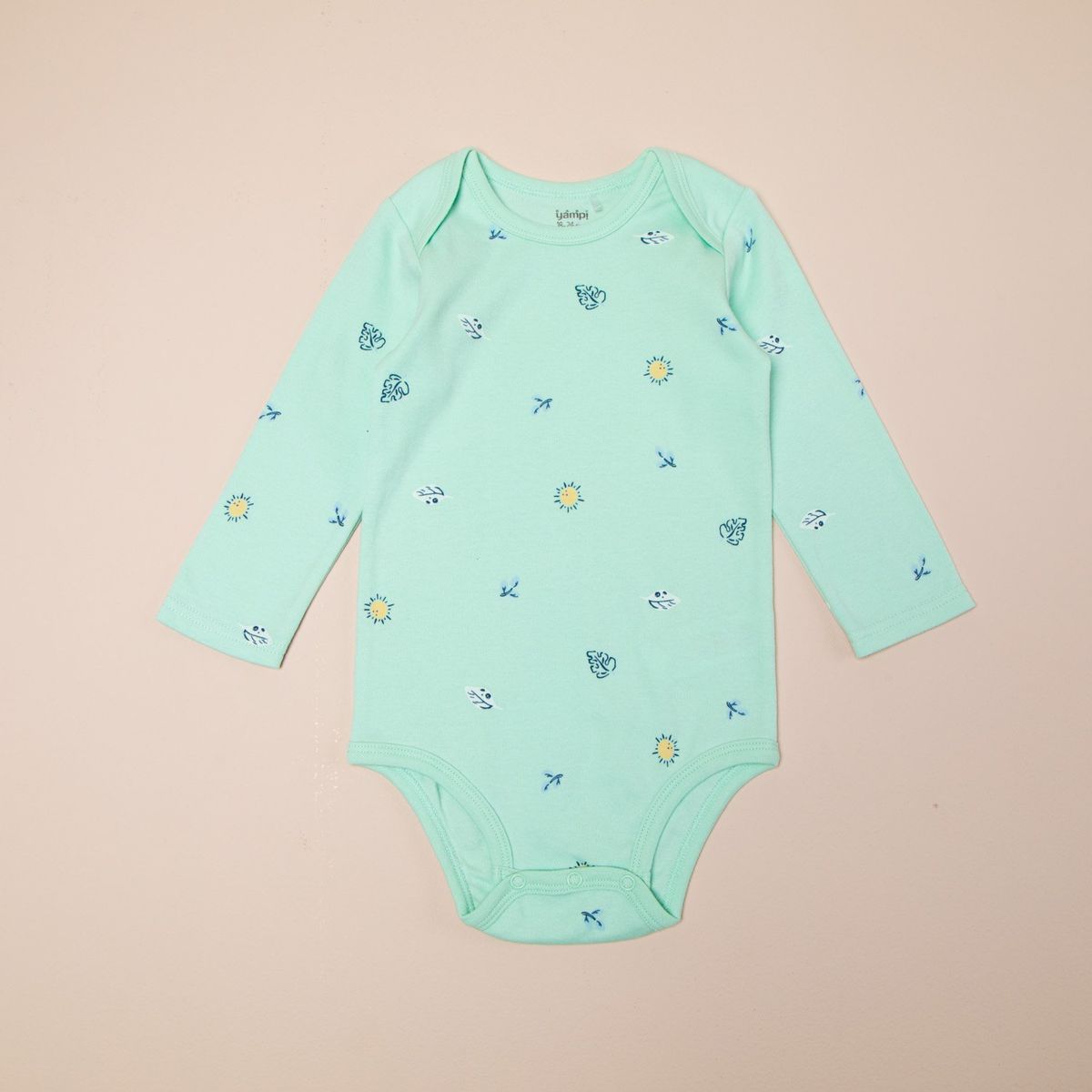 YAMP - Pack 5 Bodys Yamp Algodón Manga Larga Bebé Niño