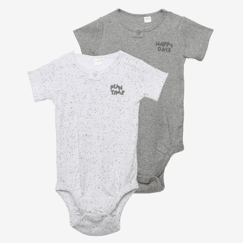 YAMP - Body Bebé Niño Pack X2 Algodón Yamp