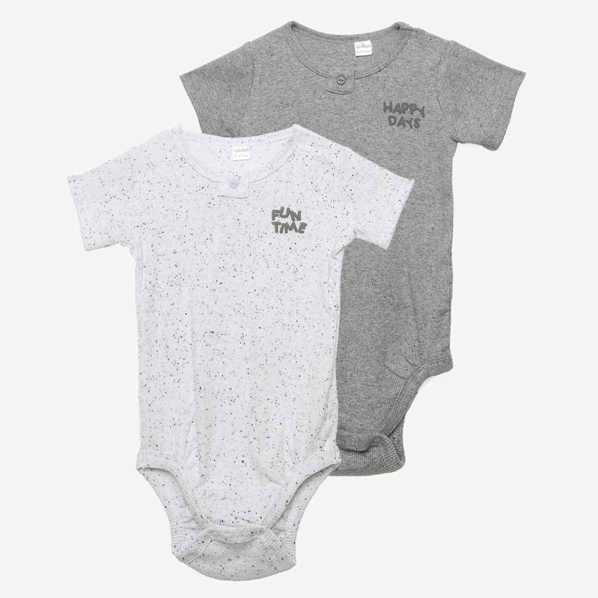 YAMP - Body Bebé Niño Pack X2 Algodón Yamp