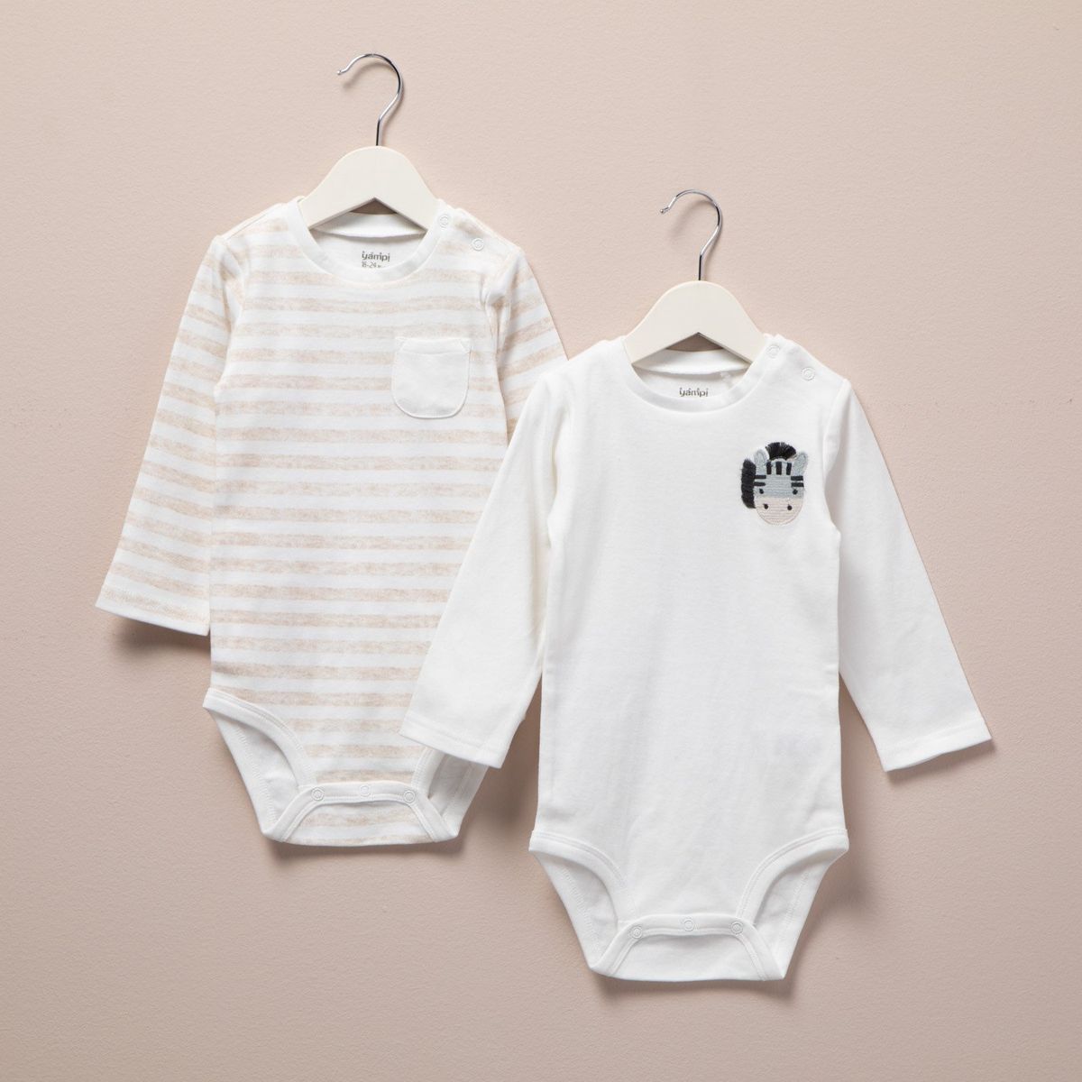 YAMP - Pack de 2 Bodys Yamp Algodón Manga Larga Bebé Niño