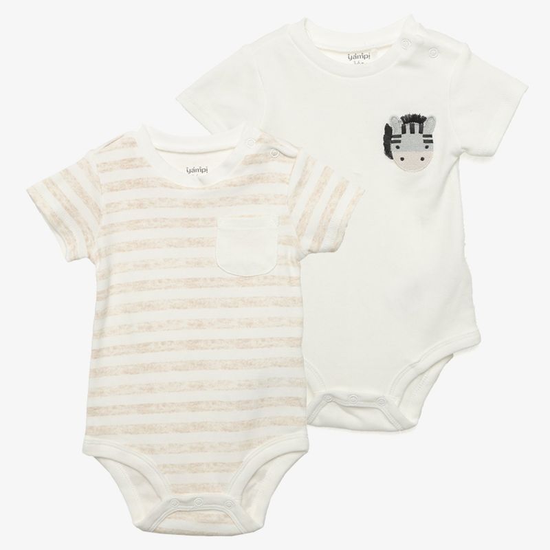YAMP - Body Bebé Niño Pack X2 Algodón Yamp