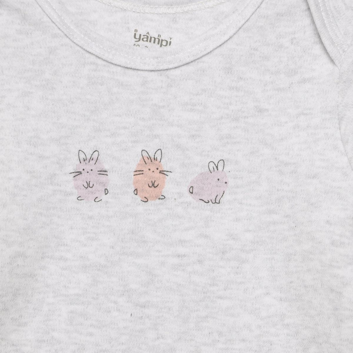 YAMP - Body Bebé Niña Pack X5 Algodón Yamp