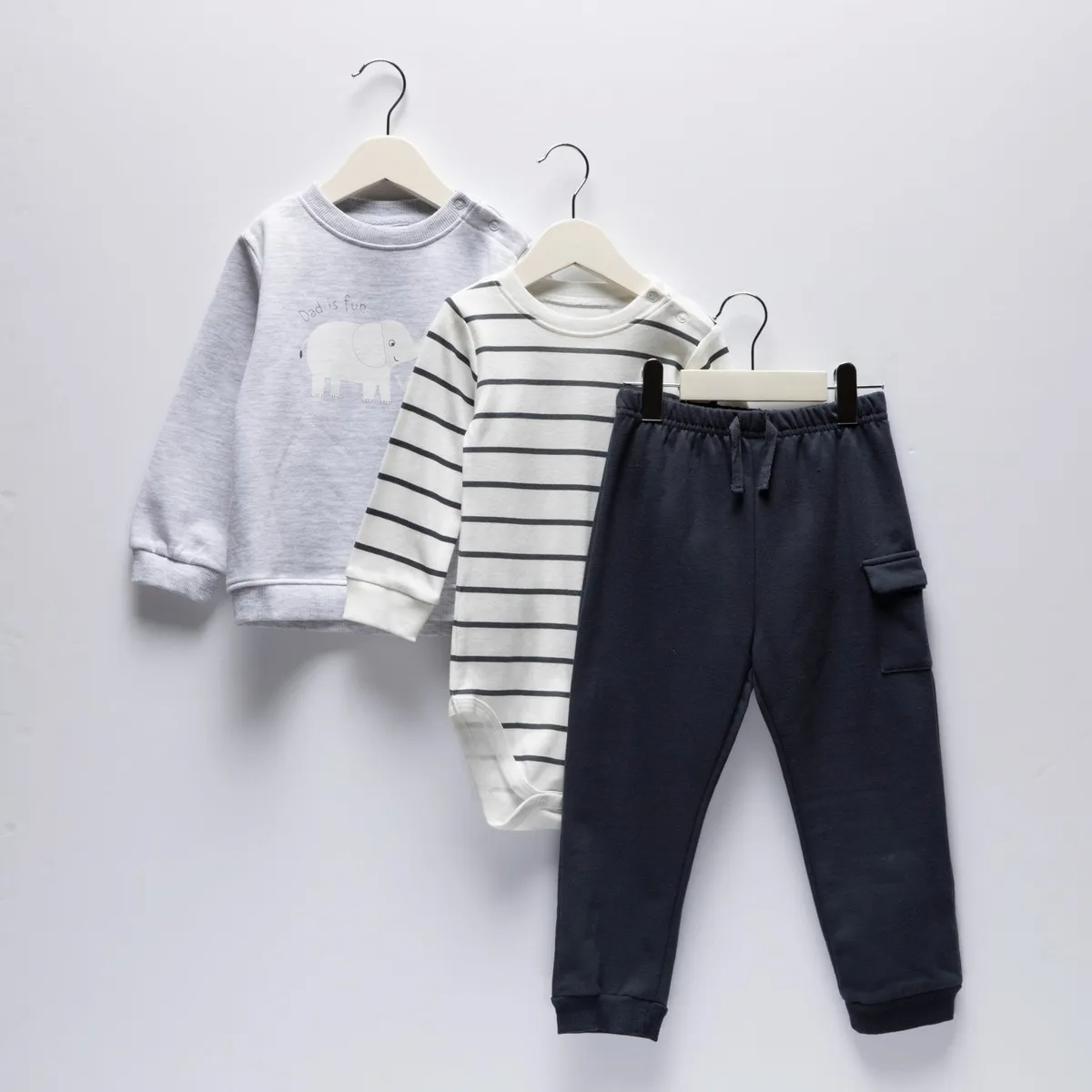 YAMP - Conjunto Yamp Casual 3 Piezas Bebé Niño Polialgodón