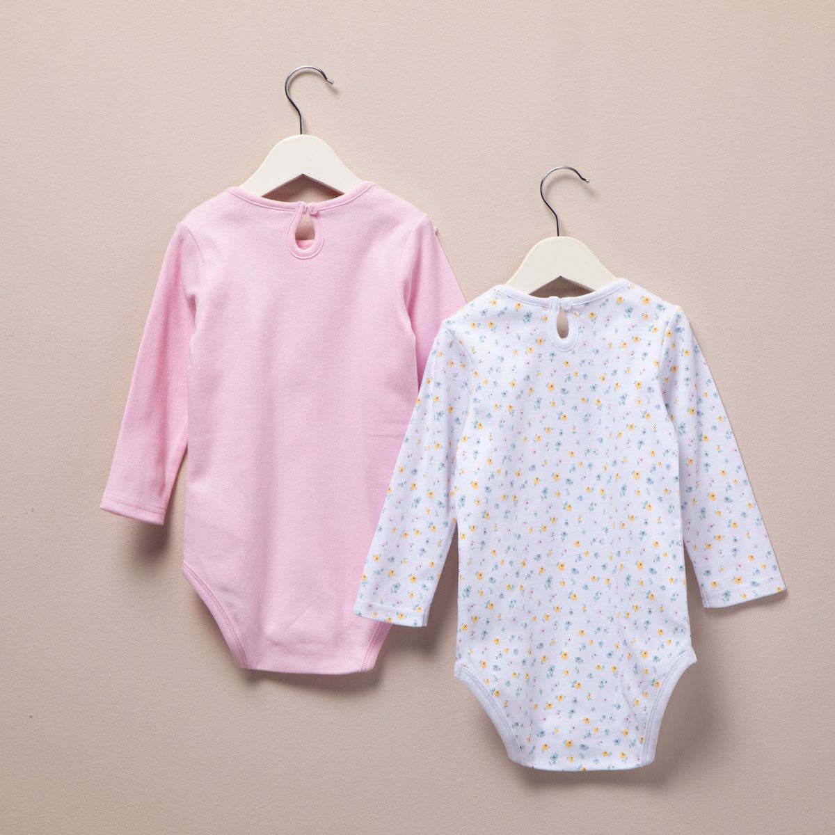YAMP - Pack de 2 Bodys Yamp Algodón Manga Larga Bebé Niña