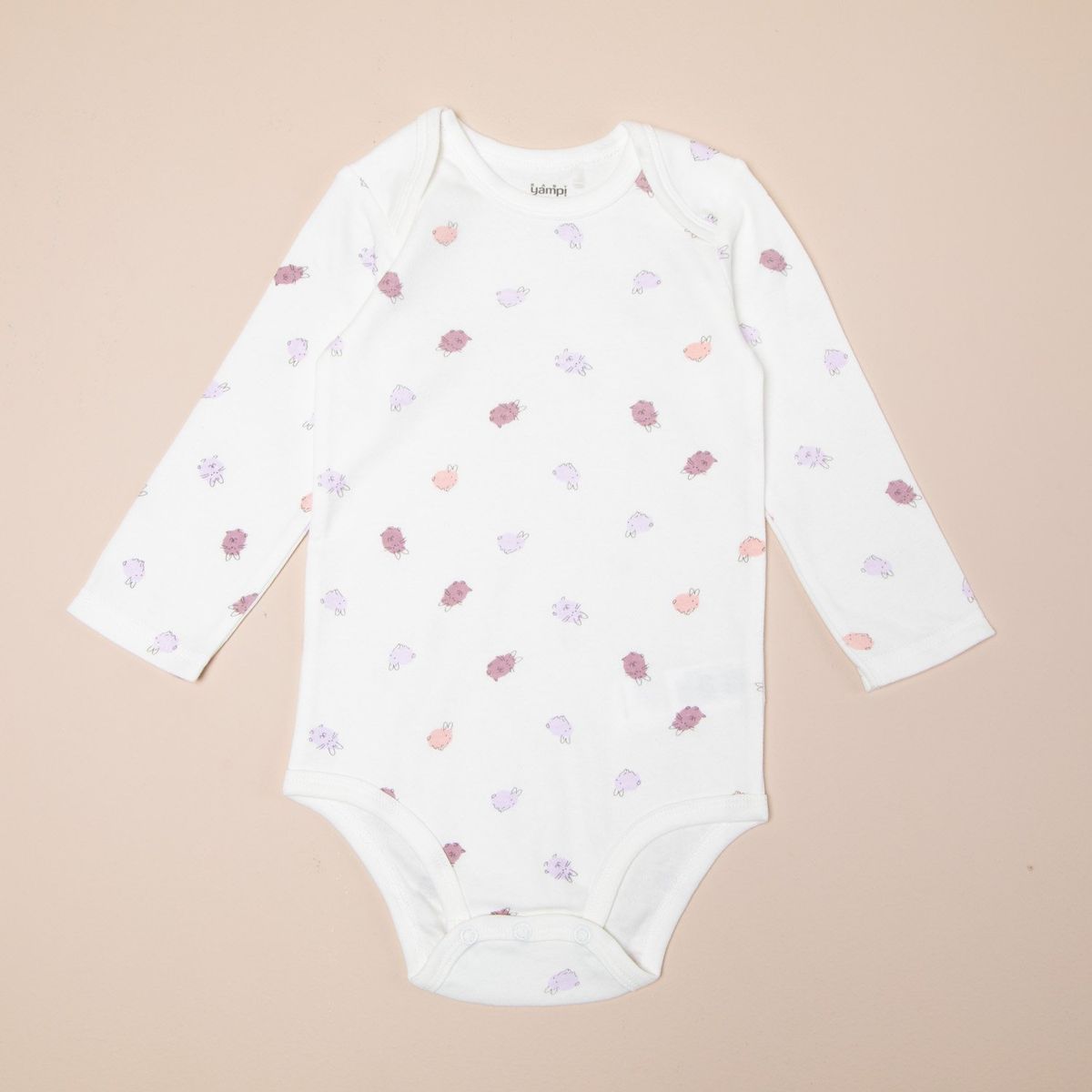 YAMP - Pack 5 Bodys Manga Larga Algodón Yamp Casual Bebé Niña