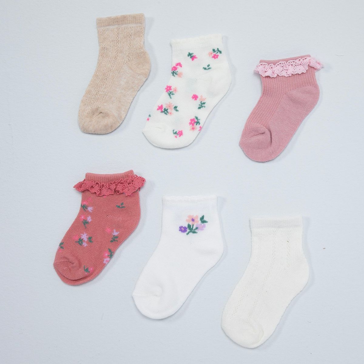 YAMP - Medias Bebé Niña Pack X3 Yamp