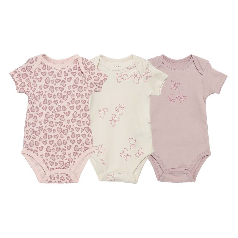 YAMP - Body Bebé Niña Pack X3 Algodón Yamp