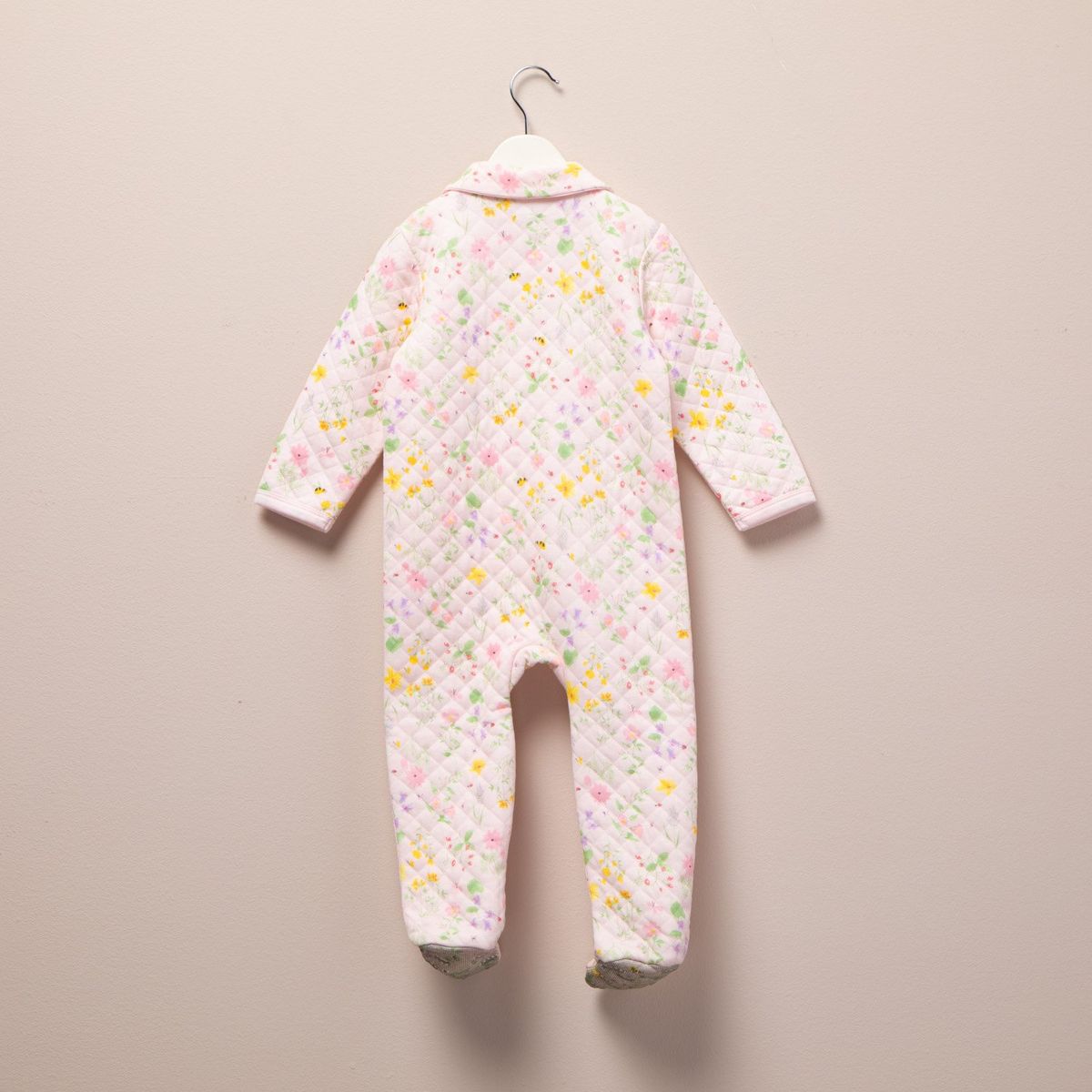 YAMP - Enterizo Yamp Casual Algodón Manga Larga Bebé Niña Flores