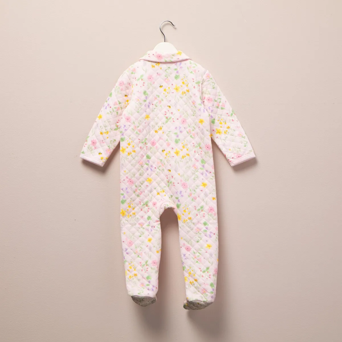 YAMP - Enterizo Yamp Casual Algodón Manga Larga Bebé Niña Flores