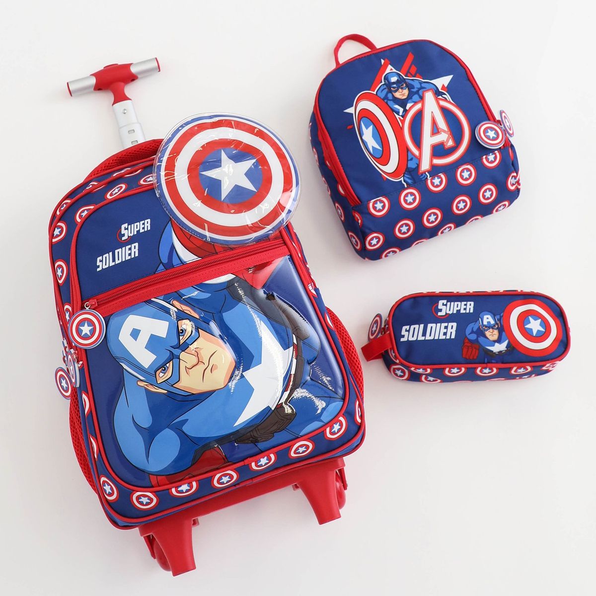 AVENGERS - Mochila Niño Pack x3 Avengers
