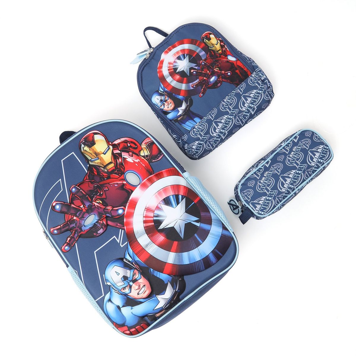 AVENGERS - Mochila Niño Pack x3 Avengers