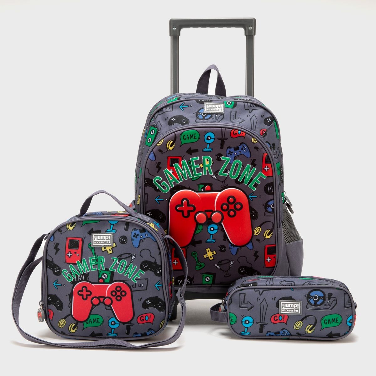 YAMP - Mochila Niño Niña Pack x3 Yamp