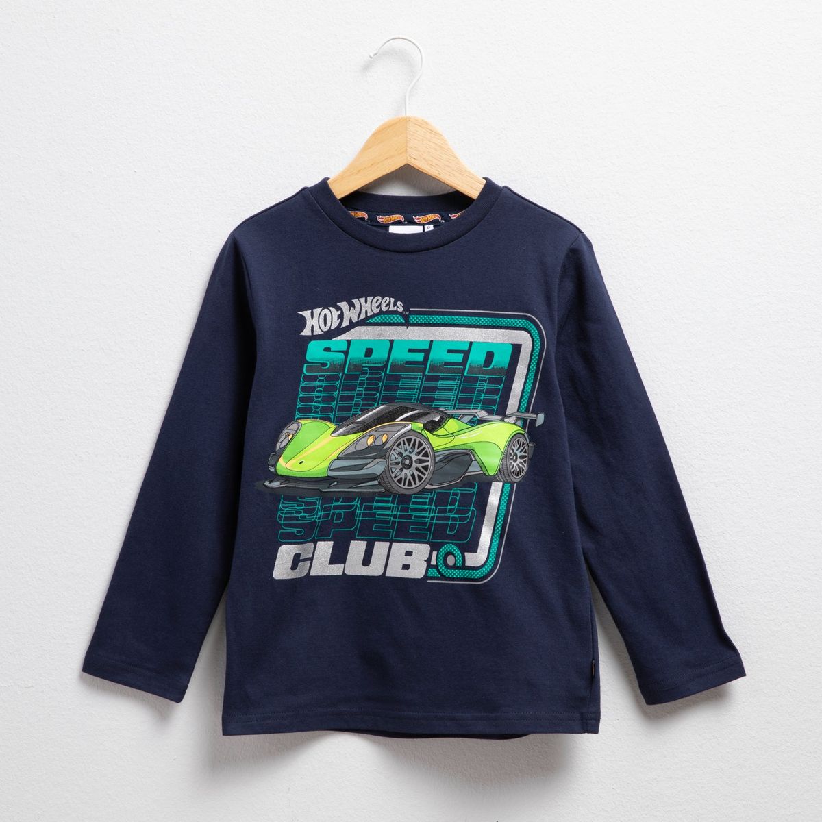 HOT WHEELS - Polo Niño Manga Larga Algodón Hot Wheels