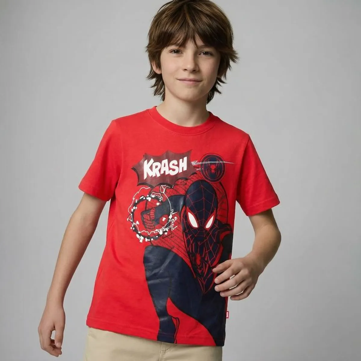 SPIDERMAN - Polo Niño Algodón Spiderman