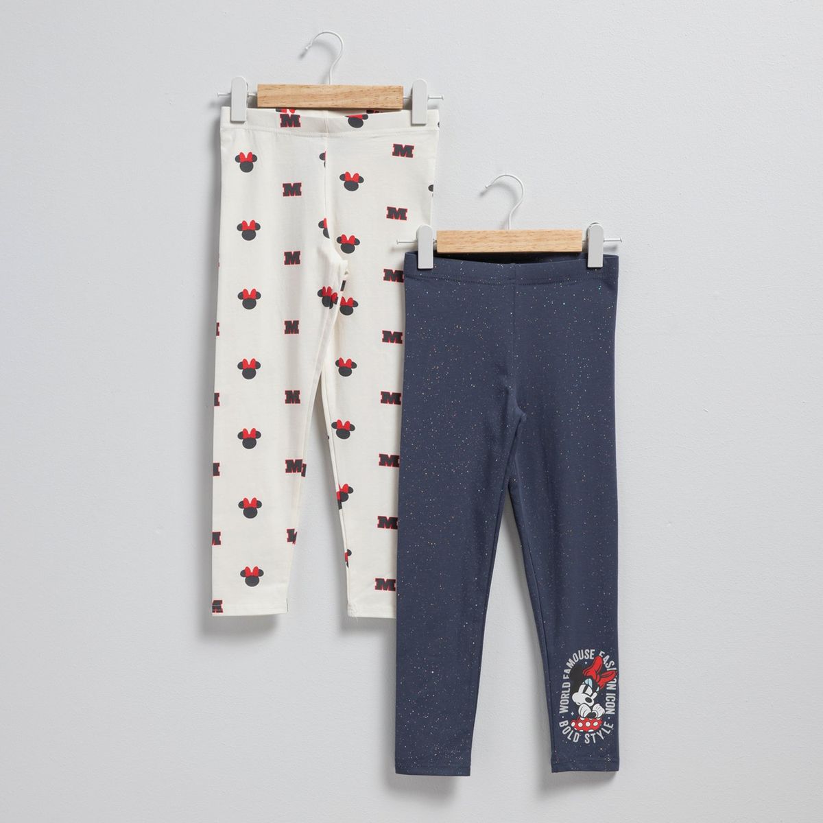 MINNIE - Calza Niña Pack X2 Algodón Minnie