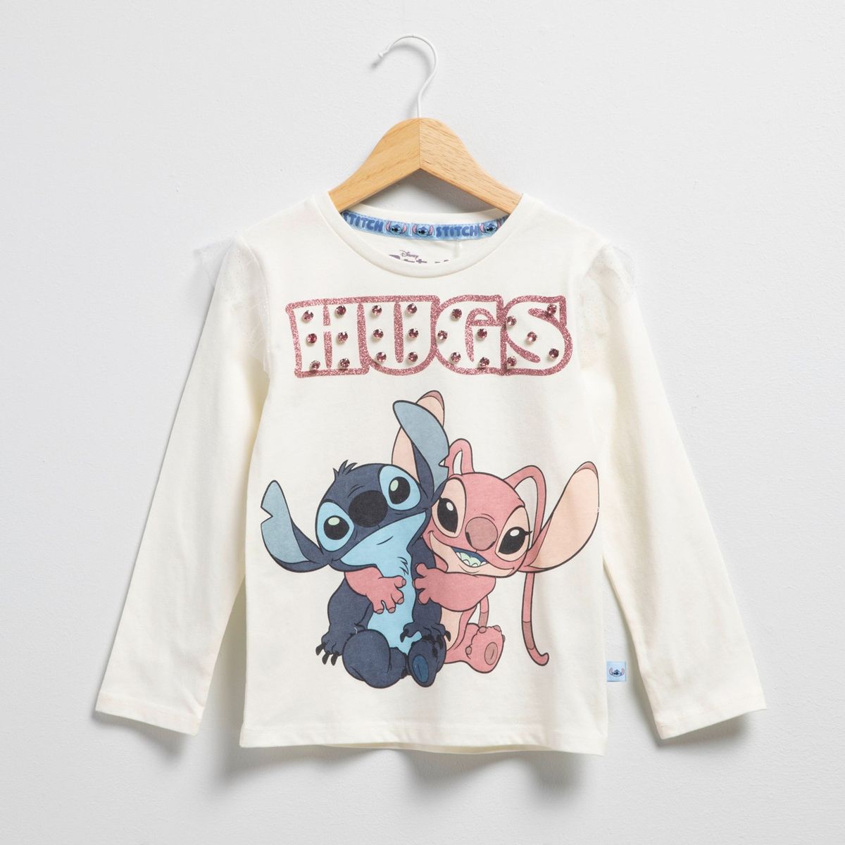 DISNEY - Polo Niña Manga Larga Algodón Lilo Y Stitch