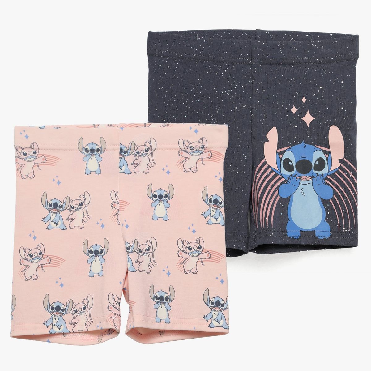 DISNEY - Calza Niña Pack X2 Algodón Lilo Y Stitch